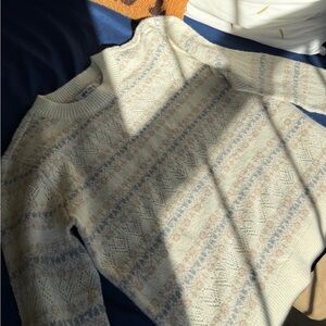 Cozy Cream NineWest Knit Sweater